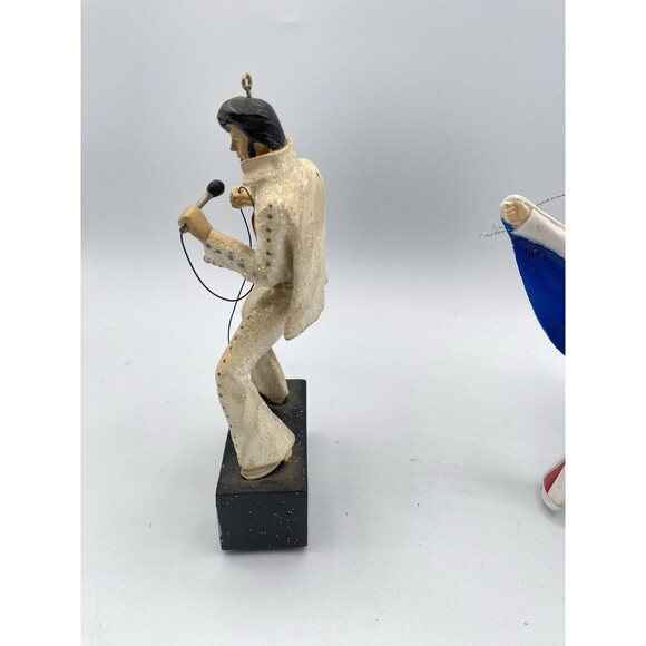 Elvis Presley Christmas Tree Hanging Ornament Bundle of 2 - Picture 6 of 12